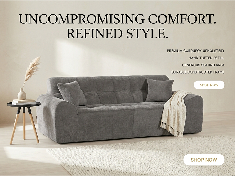 Compressed 3-Seater grey